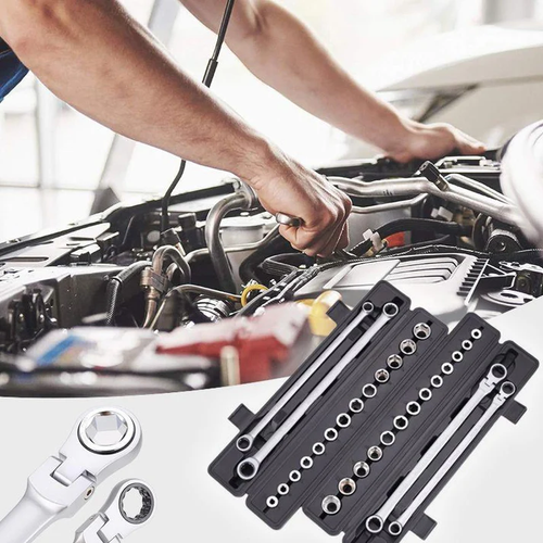 Wisecraft™ Adjustable-head Ratchet Wrench