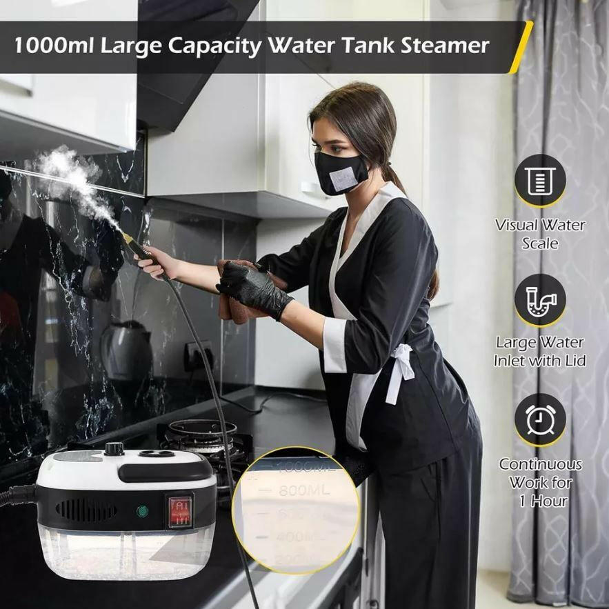 Wisecraft™ Compact High-Temperature & Pressure SteamJet Cleaner