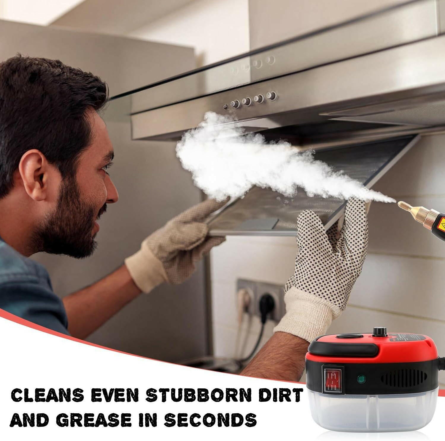 Wisecraft™ Compact High-Temperature & Pressure SteamJet Cleaner