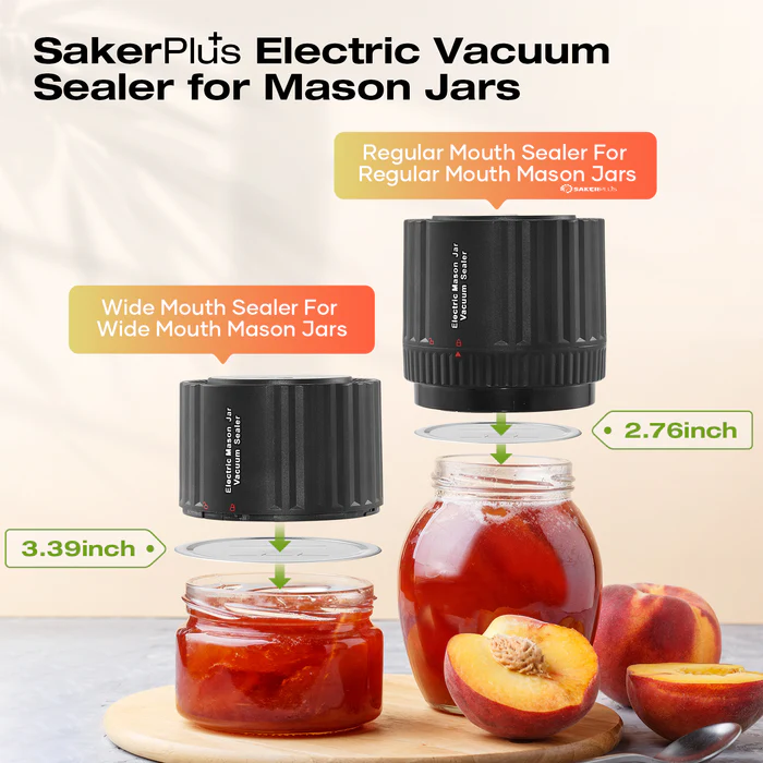 Wisecraft™ Electric Mason Jar Vacuum Sealer