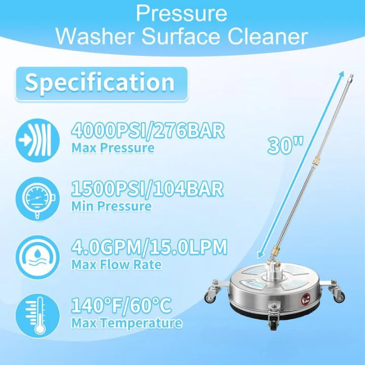 Wisecrafr™ Powerful Pressure Washer Surface Cleaner