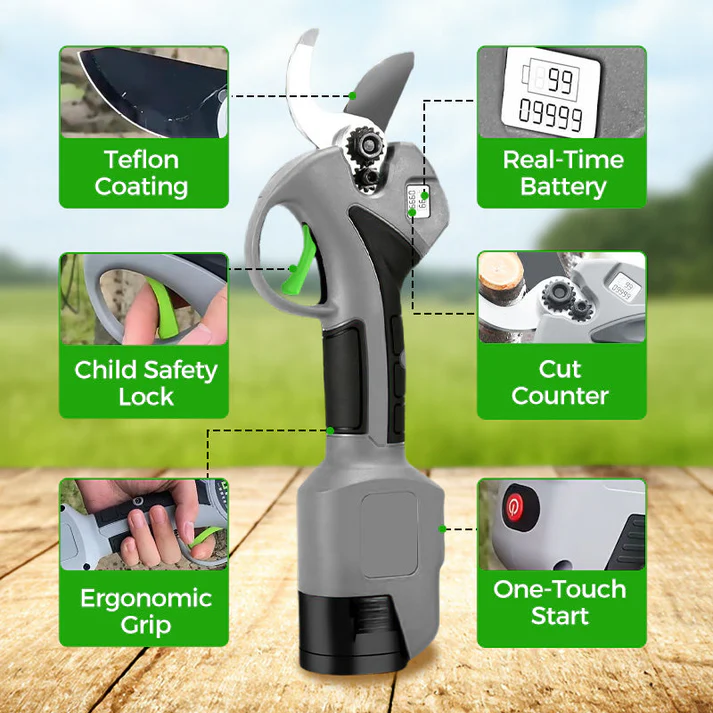 Wisecraft™ Powerful Cordless Electric Pruning Garden Shears