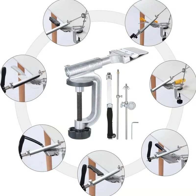 Wisecraft™ Professional Knife Sharpener with 7 Whetstones